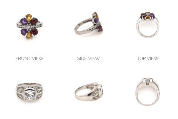 3 angles rings