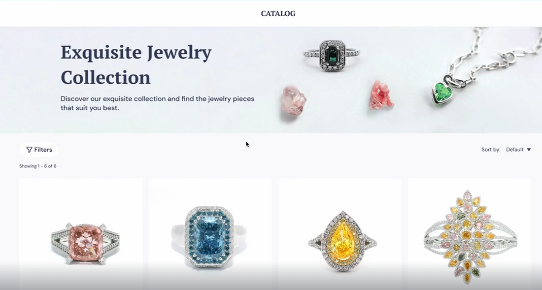 How to design a jewelry catalog using GemHub Jewelry Catalog Maker
