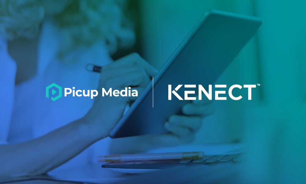 Picup Media and Kenect Announce Strategic Partnership