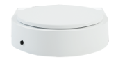 A white GemLightbox turntable designed for capturing images and videos of jewelry.