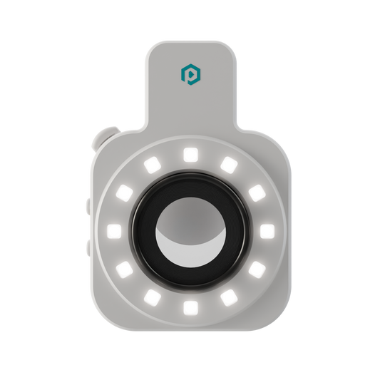 Portable digital jewelers loupe with LED lighting for diamonds, gemstone and jewelry